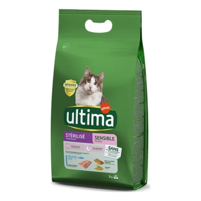 Ultima Stérilisé Bien-être Digestif avec de la Truite 3 kg