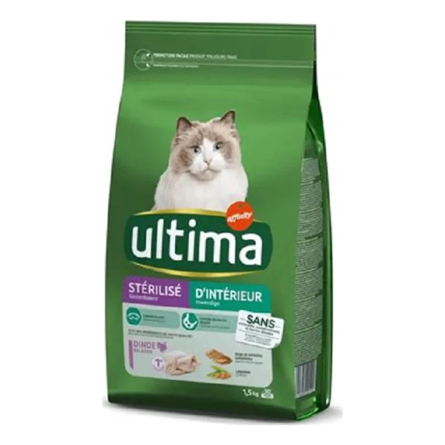Ultima Stérilisé D’Intérieur avec de la Dinde 1,5 kg