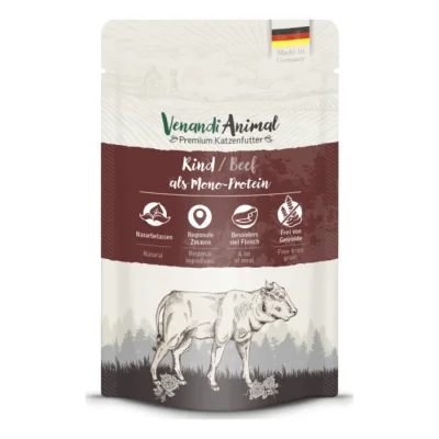 Venandi Animal Mono-protéine 12x125 g Bœuf