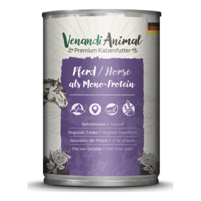 Venandi Animal Mono-protéine 6x400 g Cheval