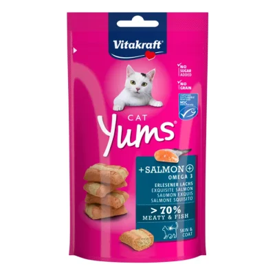 Vitakraft Cat Yums au saumon 9x40 g