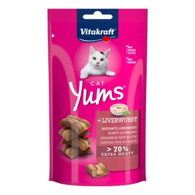 Vitakraft Cat Yums Saucisse pâté 9x40 g
