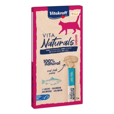 Vitakraft Naturals Liquid Snack Saumon 11x5 pcs