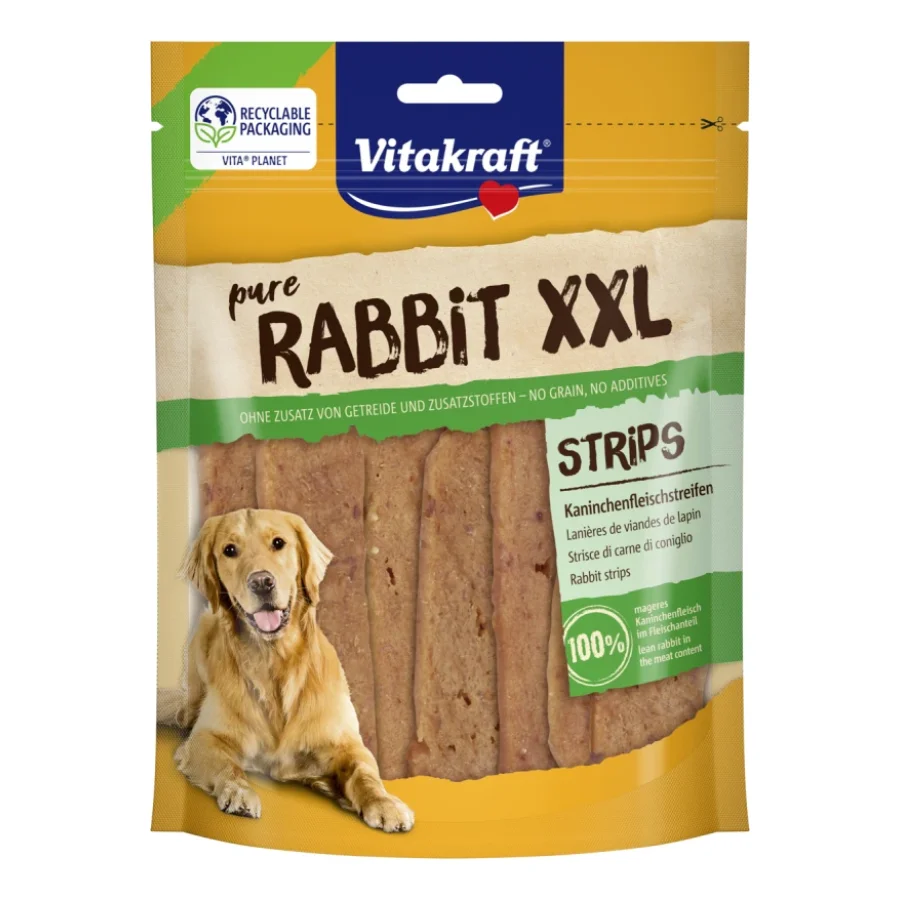 Vitakraft Rabbit XXL lamelles de filet de lapin 250 g