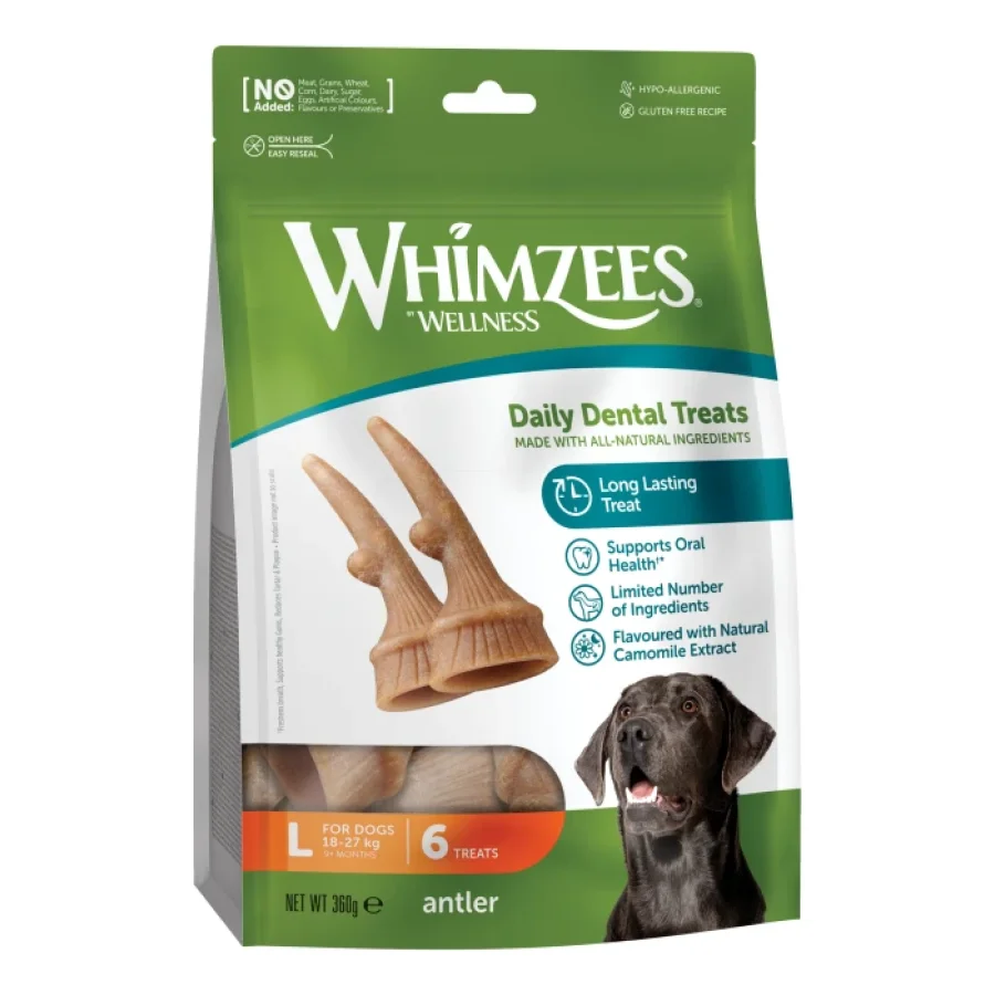 WHIMZEES Bois de Daim Friandise à mâcher Chien Adulte L