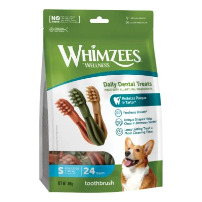 WHIMZEES Friandises dentaires Brosse à dents Chien Adulte S