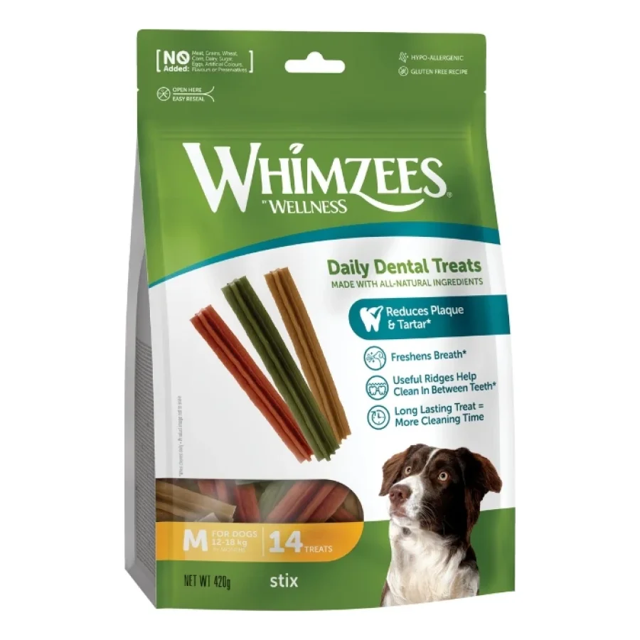 WHIMZEES Friandises dentaires Stix Chien Adulte M