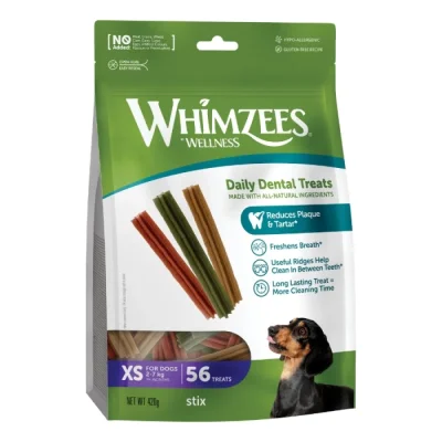 WHIMZEES Friandises dentaires Stix Chien Adulte XS
