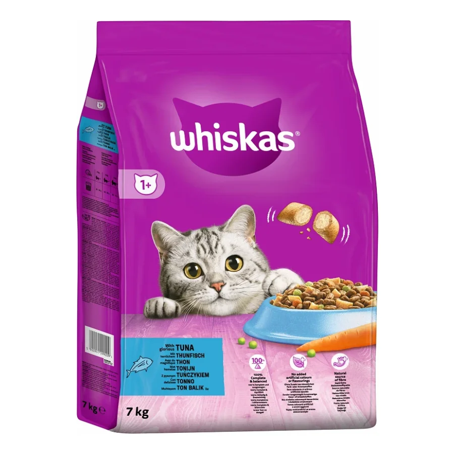 Whiskas 1+ Adulte Thon 7 kg