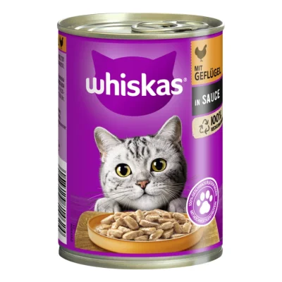 Whiskas Adult 1+ Sauce 12 x 400 g Volaille