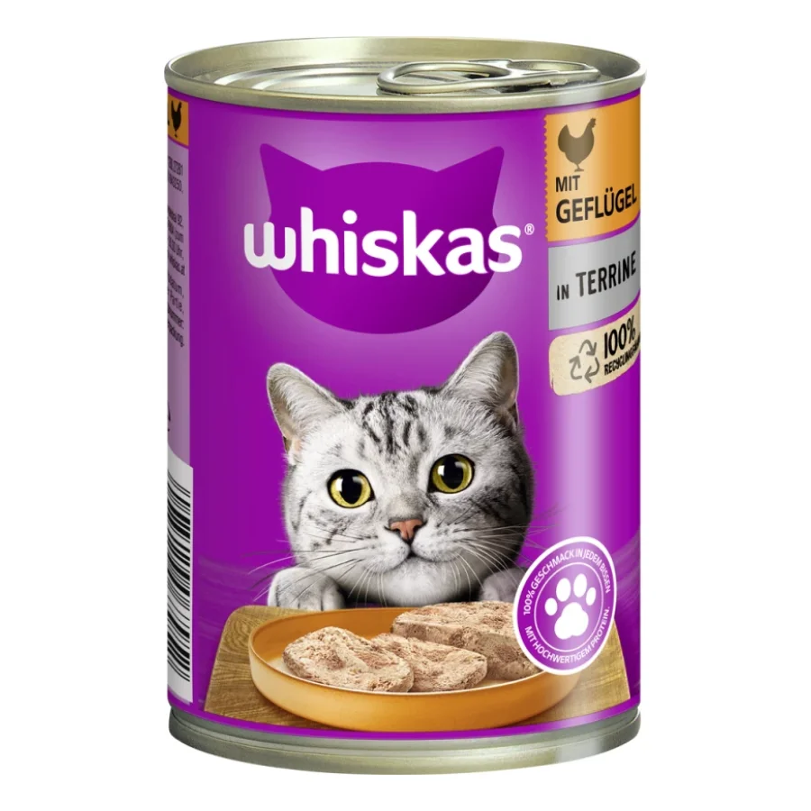 Whiskas Adult 1+ Terrine 12 x 400 g Volaille