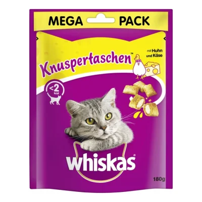 Whiskas Croquants Mega Pack poulet et fromage 180 g Poulet et fromage