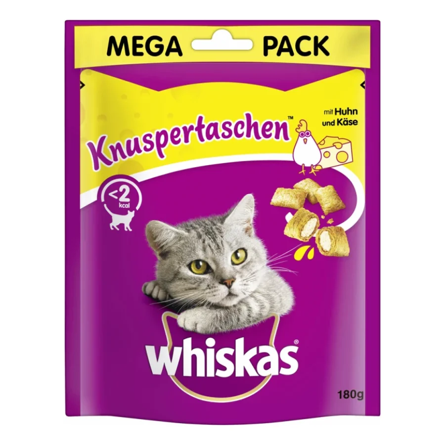 Whiskas Croquants Mega Pack poulet et fromage 180 g Poulet et fromage