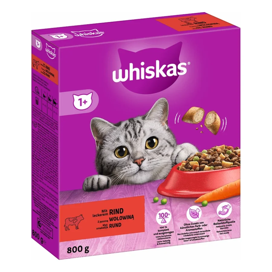Whiskas Nourriture sèche 1+ Adult 800 g