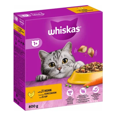 Whiskas Nourriture sèche 1+ Adult 800 g