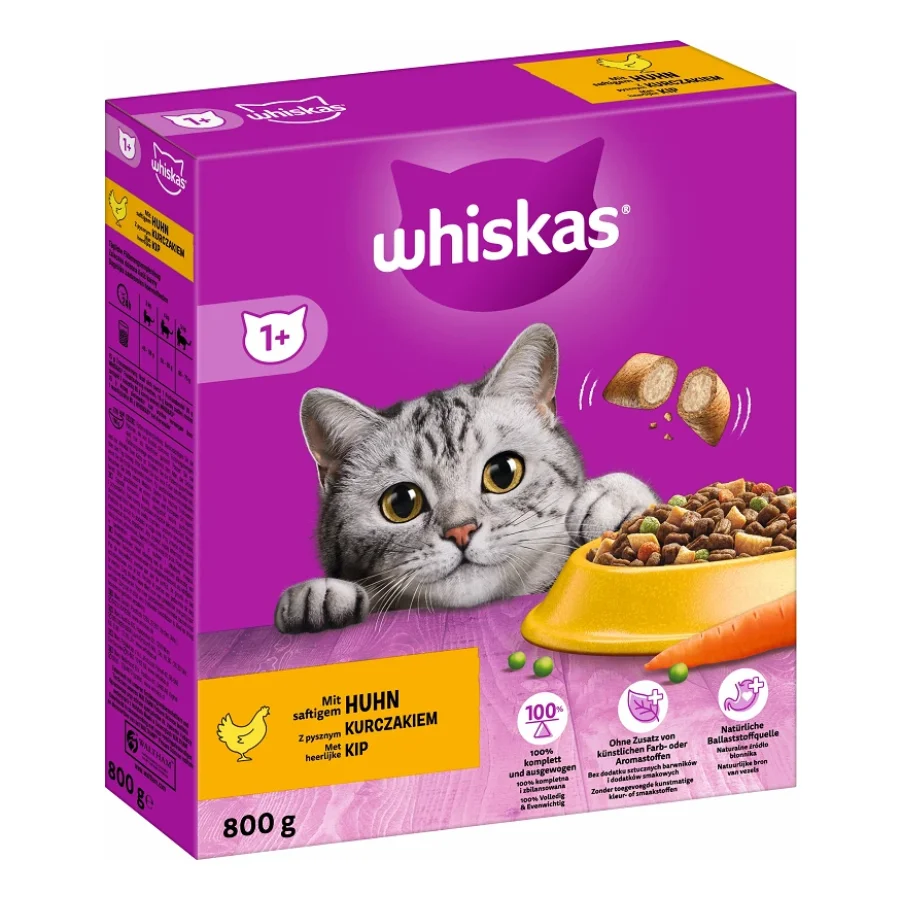 Whiskas Nourriture sèche 1+ Adult 800 g