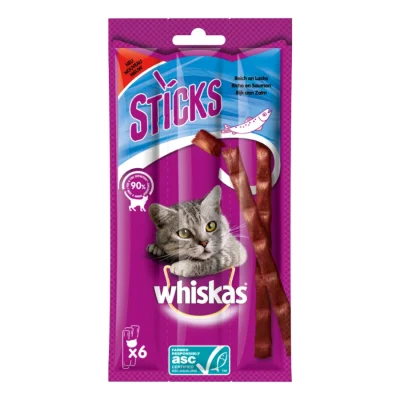 Whiskas Sticks 14 x 6 pièces Saumon