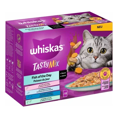 Whiskas Tasty Mix Fish of the Day en sauce 12 x 85 g