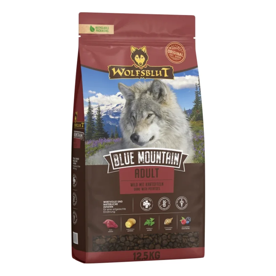 WOLFSBLUT Croquettes pour chien Blue Mountain Adult 2x12,5 kg