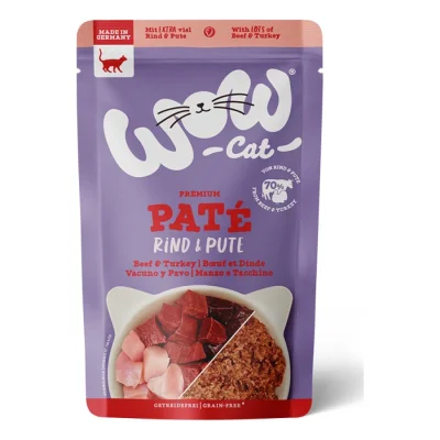 WOW Cat Adult 12 x 125 g Bœuf et dinde