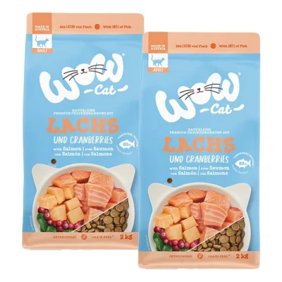 WOW Cat Adult Saumon 2x2 kg