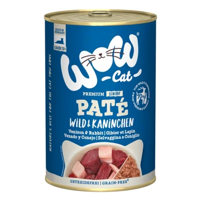 WOW Cat Senior 6 x 400 g Gibier & lapin