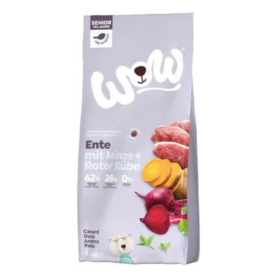 WOW Senior canard à la menthe 2x6 kg