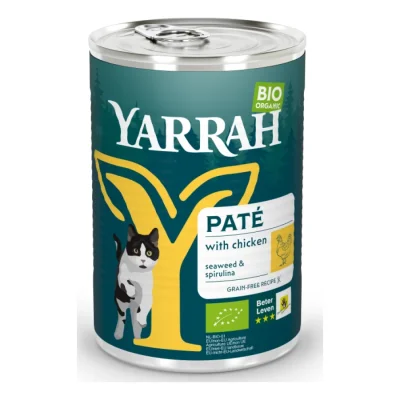 Yarrah Adult Bio Bouchées 12 x 405 g  Fisch, Seetang und Spirulina