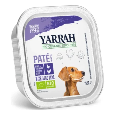 Yarrah Bio Adult 12x150 g Dinde avec Aloe Vera