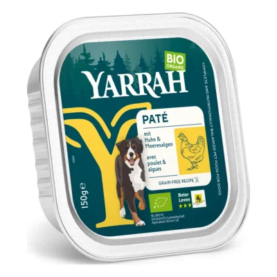 Yarrah Bio Adult 12x150 g Poulet, algue marine