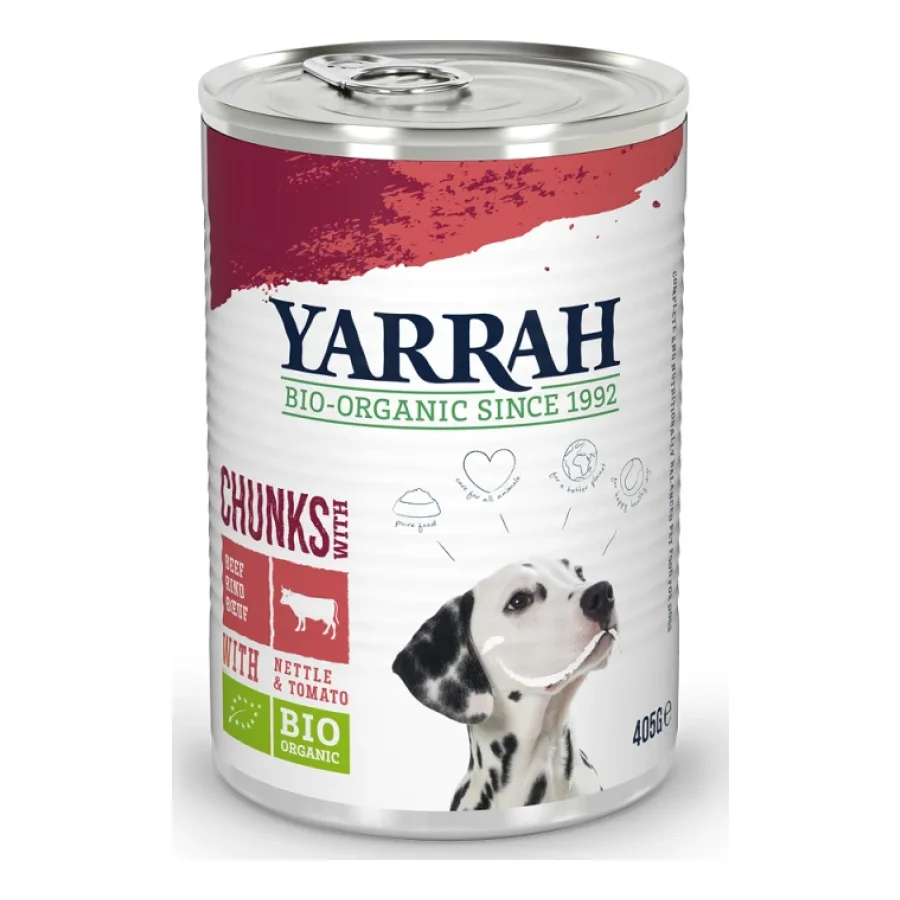 Yarrah Bio Adult 12x405 g Bœuf