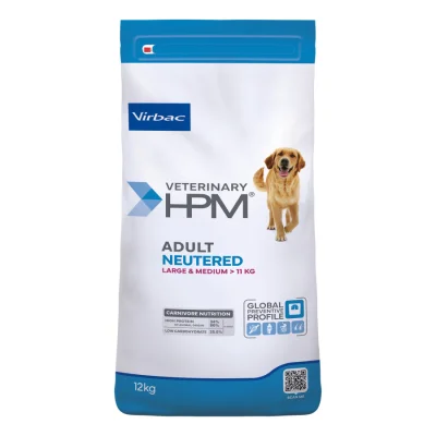 Virbac Veterinary HPM Adult Dog Neutered Large & Medium 12 kg
