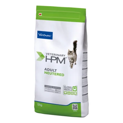 Virbac Veterinary HPM Adult Neutered croquettes pour chat 2x12 kg