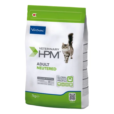 Virbac Veterinary HPM Adult Neutered croquettes pour chat 7 kg
