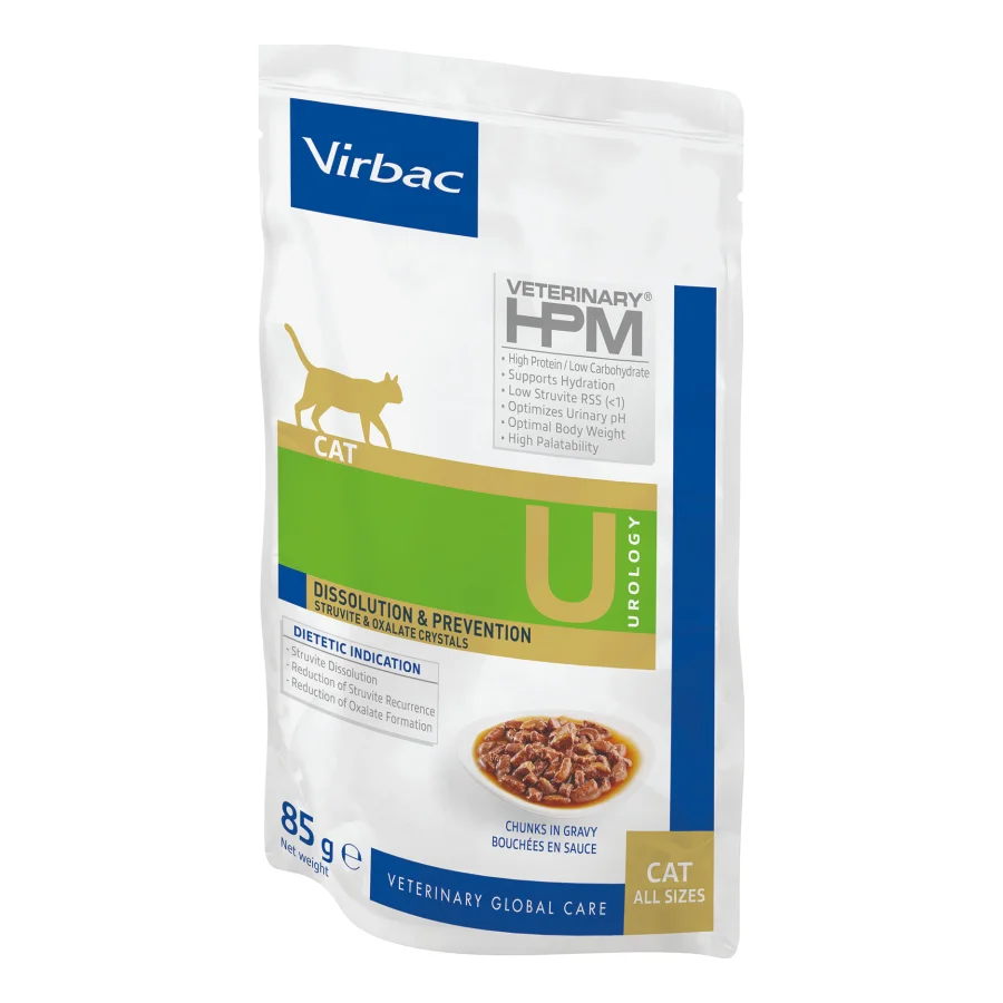 Virbac Veterinary HPM Cat Urology Dissolution & Prevention 24x85 g