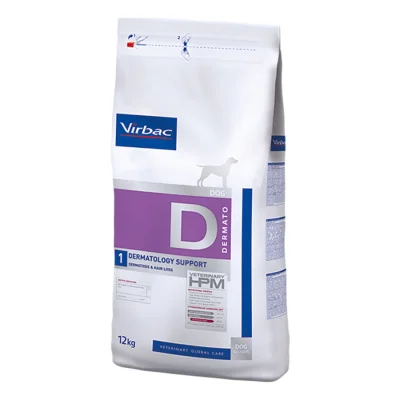 Virbac Veterinary HPM Dermatology Support D1 pour chien 7 kg