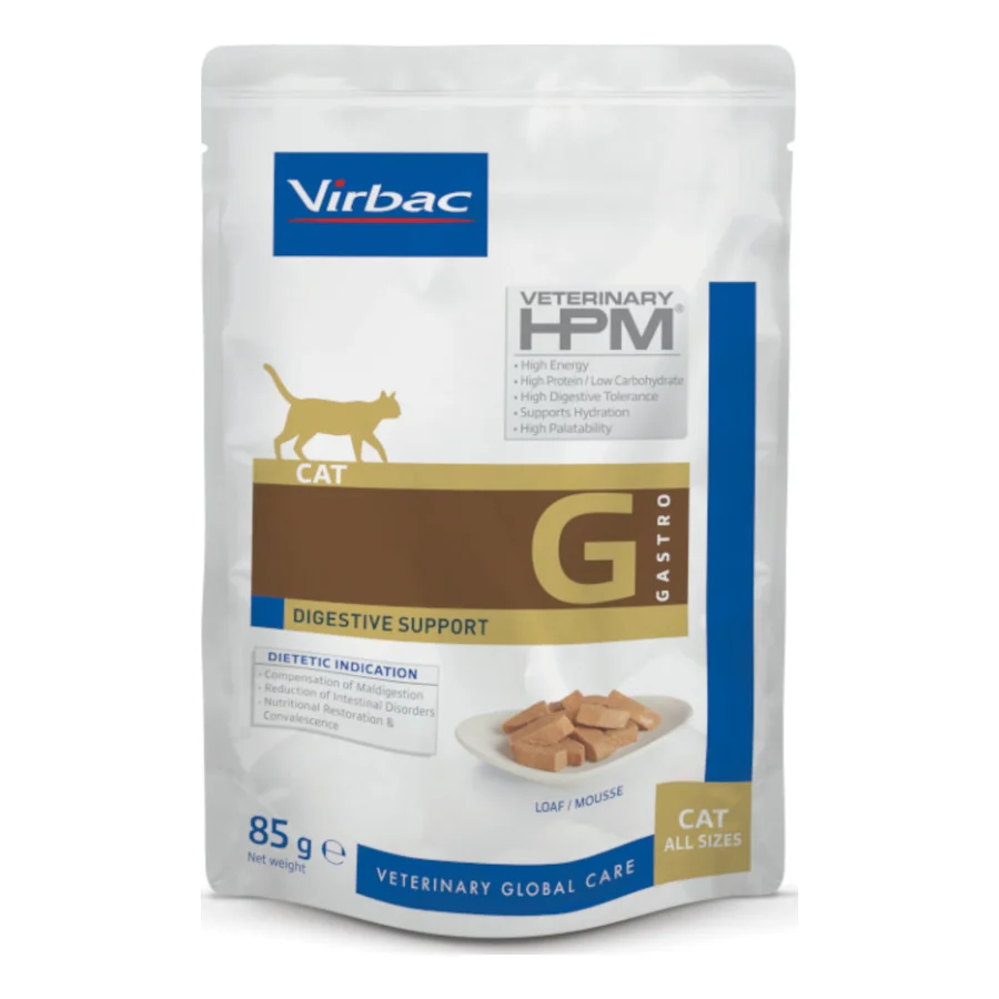 Virbac Veterinary HPM Digestive Support pour chat 12 x 85 g