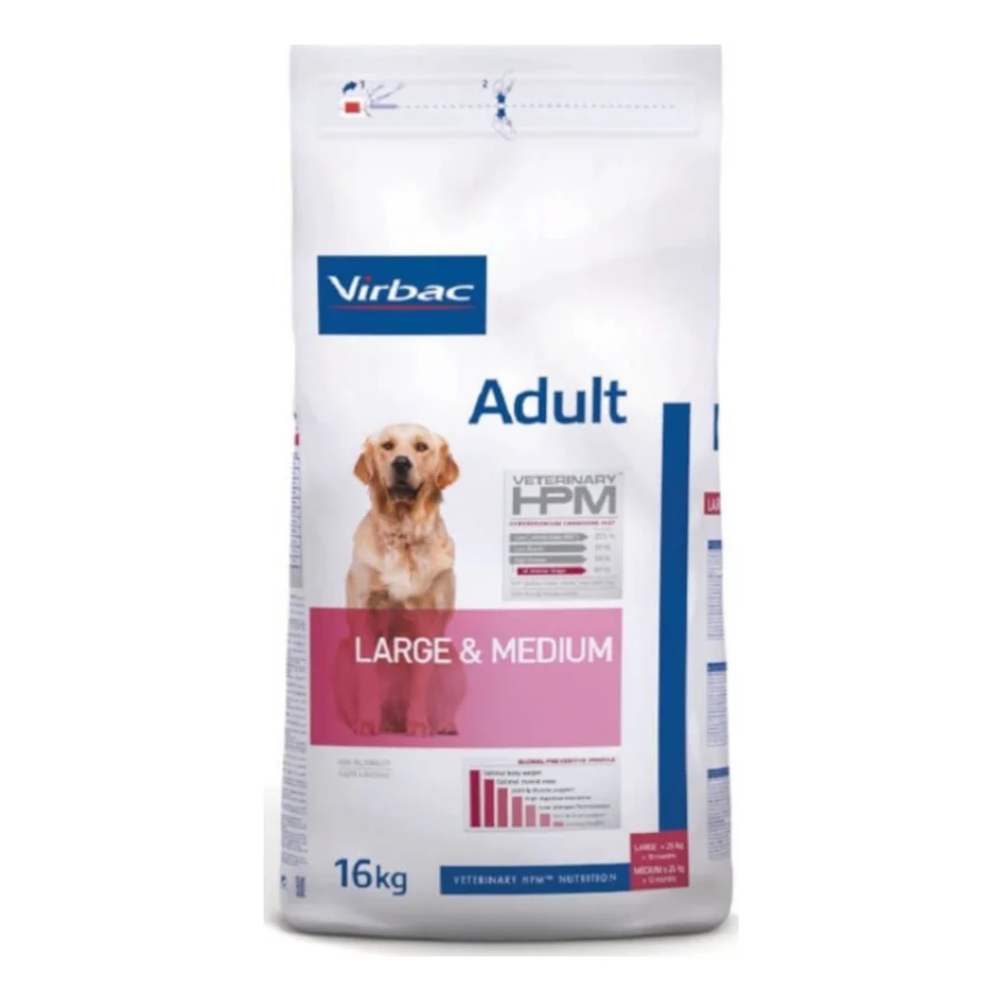 Virbac Veterinary HPM Dog Adult Large & Medium 16 kg