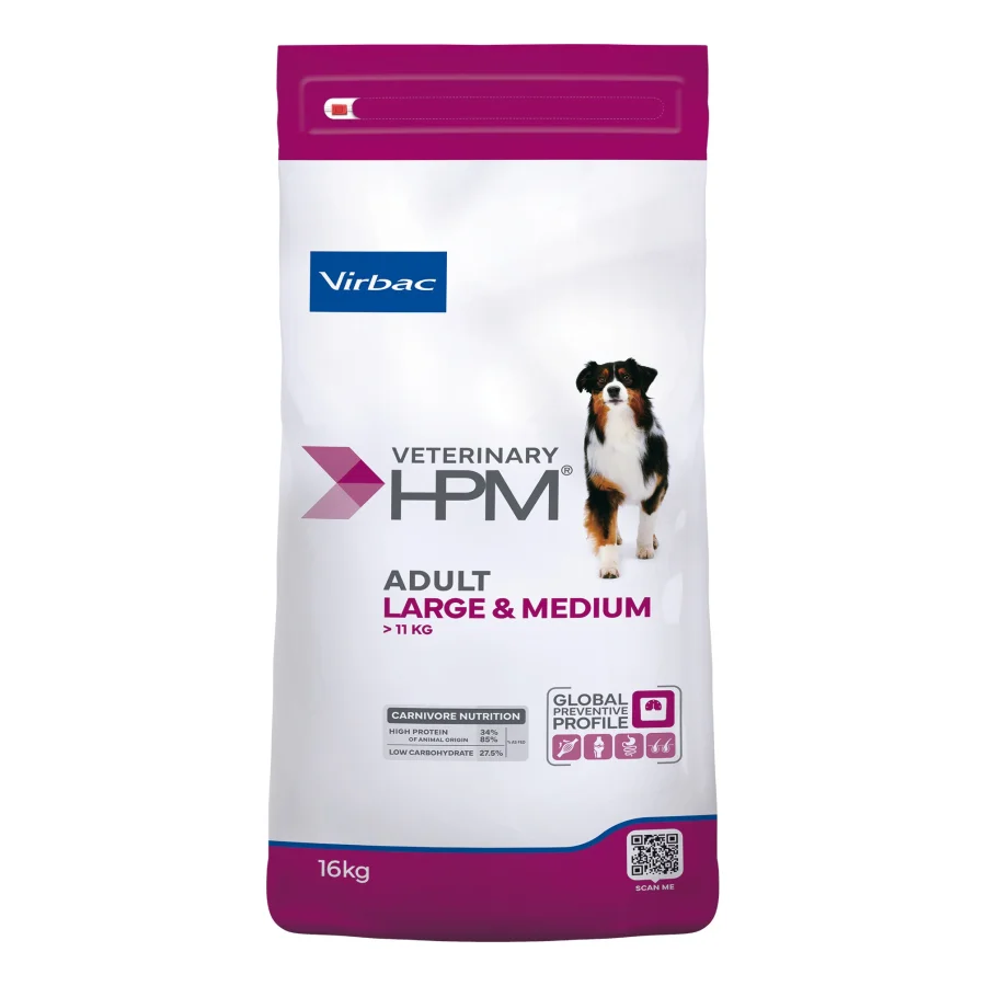 Virbac Veterinary HPM Dog Adult Large & Medium 16 kg