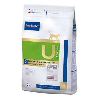 Virbac Veterinary HPM U2 Cat Urology Dissolution & Prevention pour Chat 7 kg