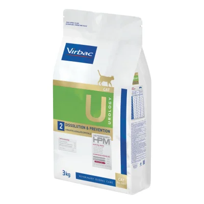 Virbac Veterinary HPM U2 Urology Dissolution & Prevention pour chat 3 kg