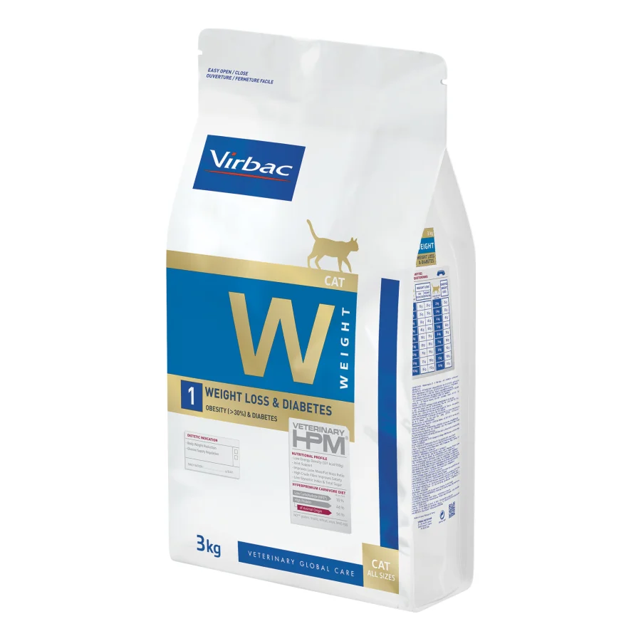 Virbac Veterinary HPM W1 Weight Loss & Diabetes 3 kg
