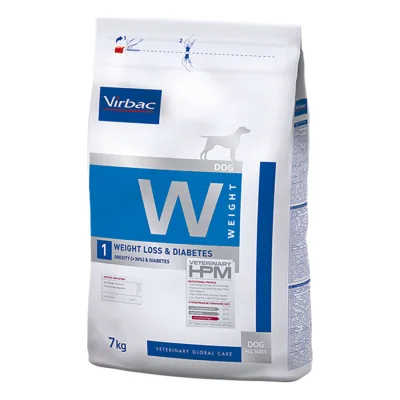 Virbac Veterinary HPM W1 Weight Loss & Diabetes pour chien 7 kg